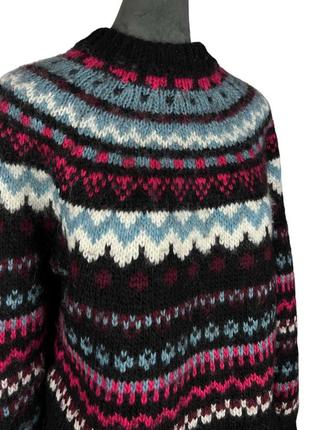 Шерстяной комбинированный свитер essentiel antwerp4 фото