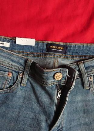 Брендові фірмові легкі літні демісезонні стрейчеві джинси з органічної бавовни jack&jones,нові з бірками, розмір 32/32,organic cotton.3 фото