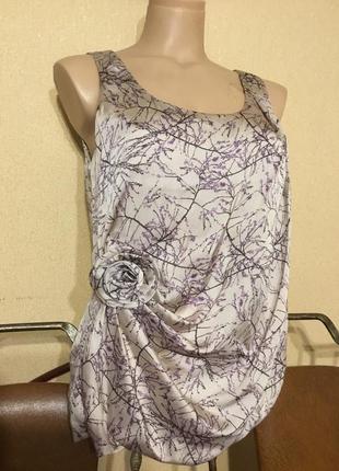 Фірмова нарядна блузка майка h&m р. м-л