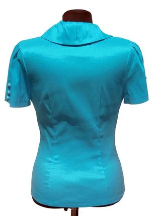 Суперцена. стильная летняя блузка рубашка, запах. новая, р. 44-465 фото