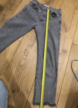 Джинси mom сірі pull&bear