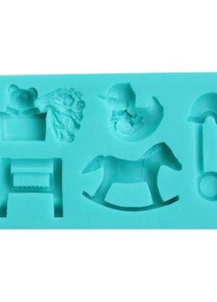 Молд силіконовий "дитячий"12.5 х 7 х 1 см ( шт )