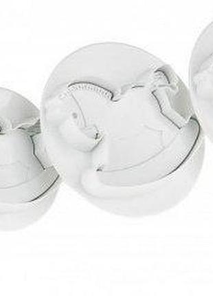 Плунжер для мастики " коні " ( 4 шт)