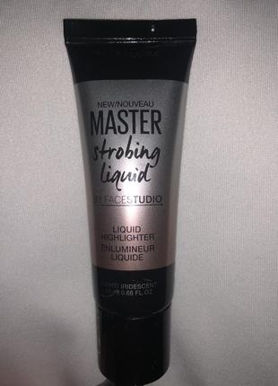 Maybelline face studio master strobing liquid кремовий хайлайтер для обличчя