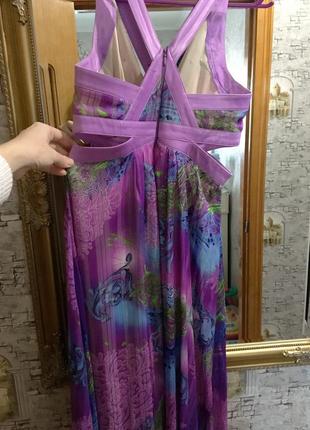 Дуже красиве довге літнє шифонова сукня - сарафан.3 фото