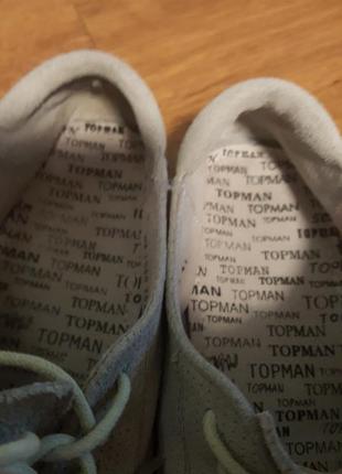 Легкие замшевые туфли topman  р.41.5-4210 фото