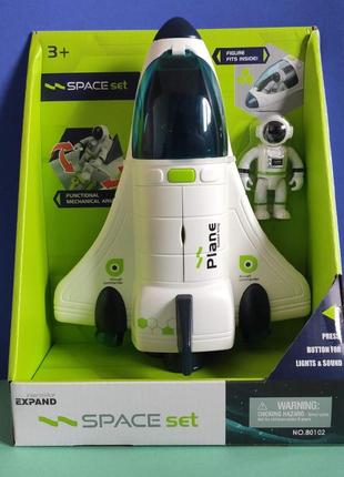 Іграшка космічний шаттл expand шаттл та космонавт, космічний корабель