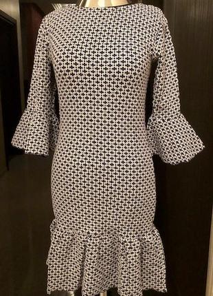 Платье жаккардовое 4