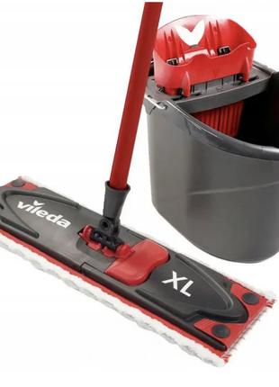 Набор для уборки швабра + ведро vileda ultramax box xl польша
