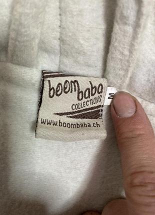Теплящая шерстяная куртка кофта с капюшоном на байковой подкладке шерстяная курточка не пал boom baba, m-l5 фото