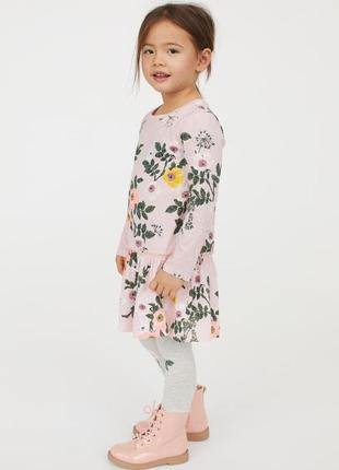 Комплект платье и лосины на 2-4 и 4-6 лет h&m2 фото