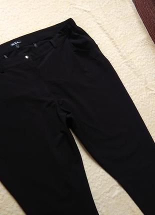 Боталы великаны черные штаны брюки ulla popken, 22-24 размер.5 фото