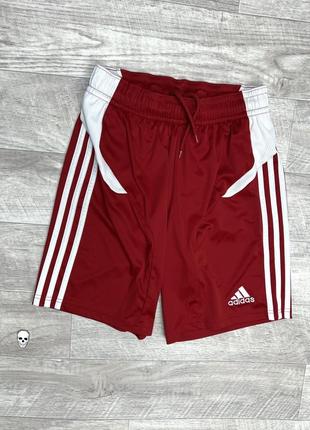 Adidas футбольные шорты оригинал s красные