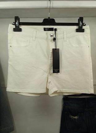 Шорти світлі джинсові з високою посадкою