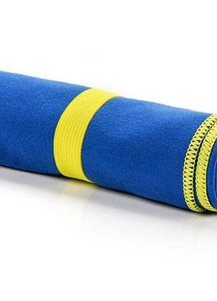 Быстросохнущее полотенце meteor towel s 42х55 см, из микрофибры, темно-синие