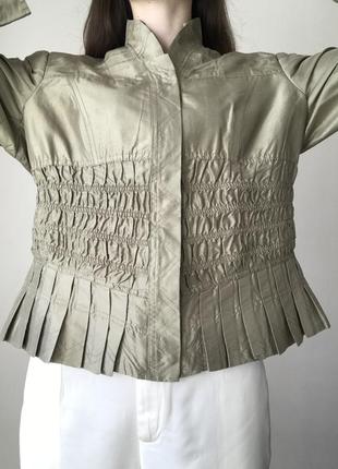 100% шовк. легкий жакет жіночий якісний дизайнерський betty barclay