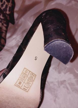 Велюрові шикарні жіночі ботильйони з леопардовим принтом, жіночі черевики, ботильйони, жіночий одяг4 фото