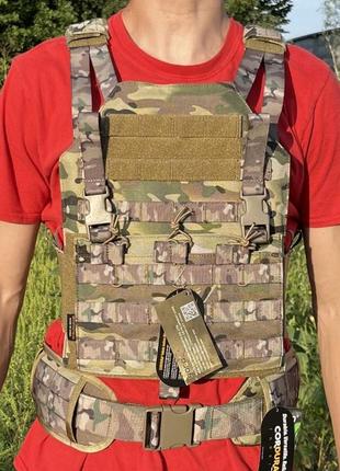 Плитоноска 25*30 см. мультикам roco pl-7

cordura 1000d