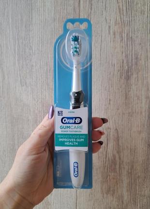 Orsl b gum care, battery power toothbrush, soft bristles, 1 toothbrush електрична зубна щітка на батарейках6 фото