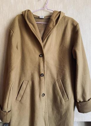 Весняне жіноче пальто з капішоном , оверсайз