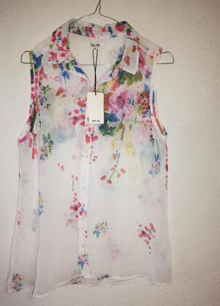 Цветочная летняя блуза2 фото
