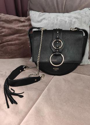 Сумочка guess dixie crossbody bag black
оригінал