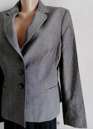 🖤винтажный пиджак от hobbs london 🖤жакет сірий в стилі ретро10 фото