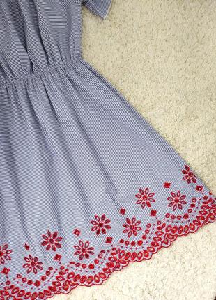Сукня бавовна у смужку imperial2 фото