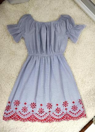 Сукня бавовна у смужку imperial6 фото