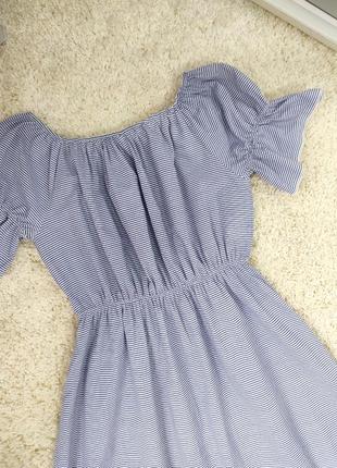 Сукня бавовна у смужку imperial7 фото