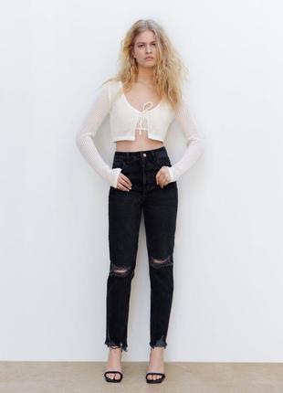 Джинси mom fit мом zara, 34, 38р, оригінал