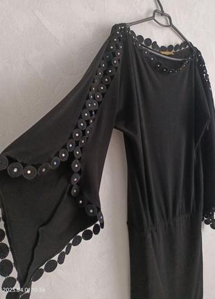 Платье черное женское4 фото