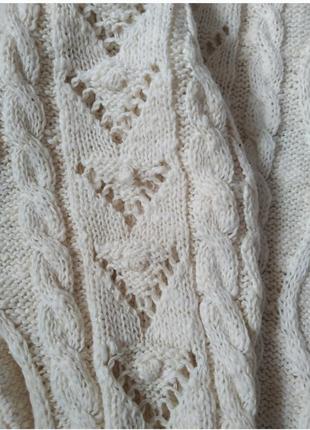 Джемпер жіночий, светр молочного кольору3 фото
