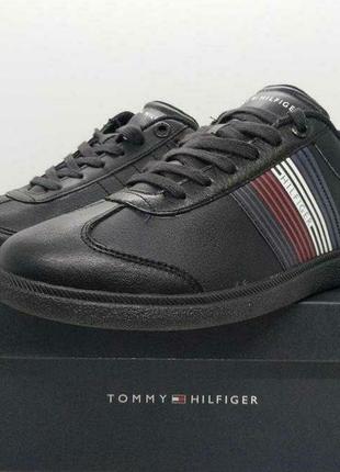 Стильные кожаные кроссовки кеды tommy FW0FW06420 hilfiger оригинал2 фото