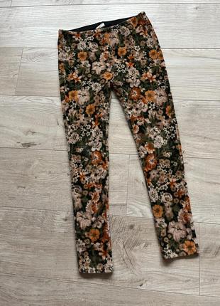 Zara лосины в рубчик