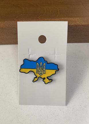 Значок пін металевий україна