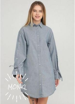 Платье- рубашка monki