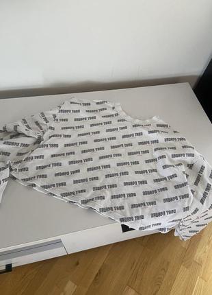 Укороченный свитшот толстовка кофта худи bershka бершка