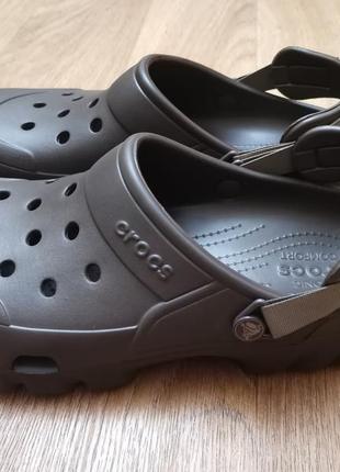 Мужские сабо клоги шлепанцы крокс crocs offroad sport clog оригинал