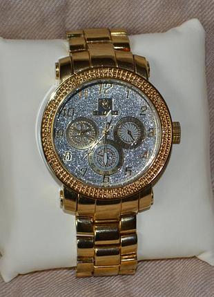Ice mania часы с бриллиантами хронограф оригинал сша