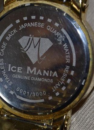 Ice mania часы с бриллиантами хронограф оригинал сша