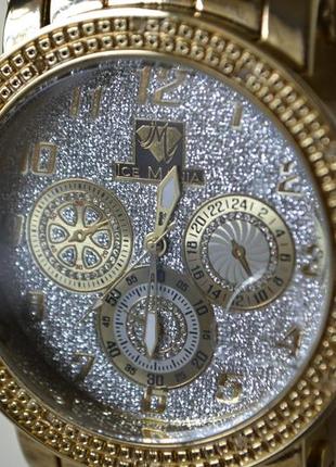 Ice mania годинник з діамантами хронограф оригінал сша8 фото