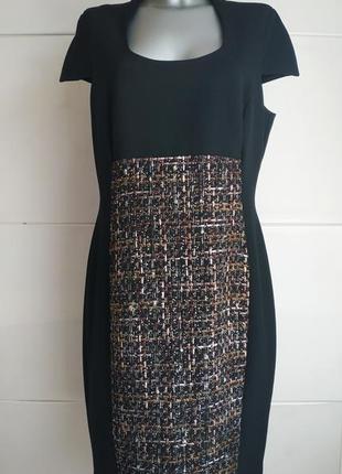 Стильне плаття-футляр на підкладці phase eight з комбінованої тканини4 фото
