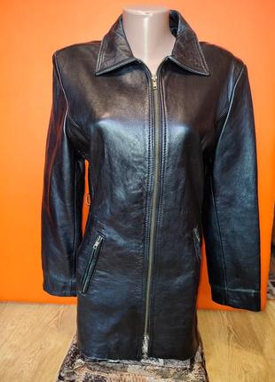 Шкіряна курточка на підкладці