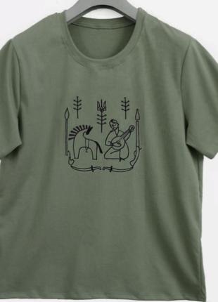 Дитяча футболка з етнічною вишивкою "козак мамай"3 фото