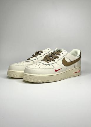 ◾️в наличии◾️

👟nike air force 1 (белые с бежево/коричневым)