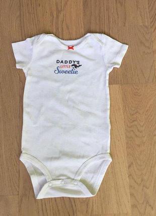Бодік carter's з коротким рукавом на 6-9 місяців‼️мін-не замовлення 175 грн‼️