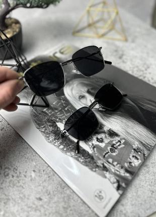 Солнцезащитные очки . черные в черной оправе3 фото