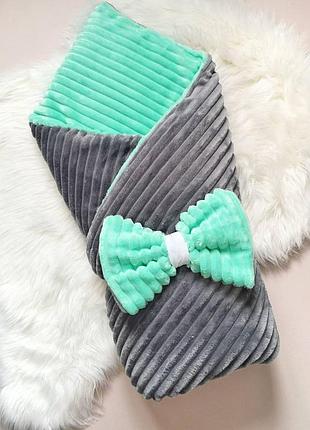 Красивый мягкий конверт-плед