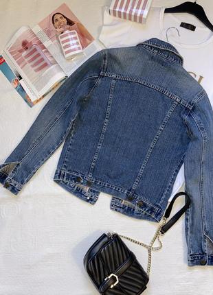 Джинсовка джинсовая курточка джинсовый пиджак размер s-xs7 фото